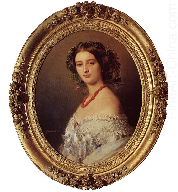 Franz Xaver Winterhalter Malcy Louise Caroline Frederique Berthier de Wagram, Princess Murat china oil painting image
